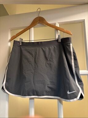 Nike Gray Skort with White Trim